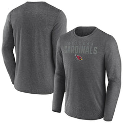Arizona Cardinals Blackout Long Sleeve T-Shirt Heather Charcoal | Fanatics