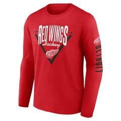 Detroit Red Wings Fanatics Headline Long Sleeve T-Shirt - Red - NHL
