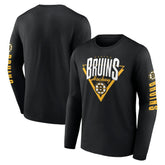 Boston Bruins Fanatics Headline Long Sleeve T-Shirt - Black - NHL