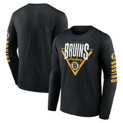 Boston Bruins Fanatics Headline Long Sleeve T-Shirt - Black - NHL