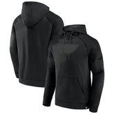 St. Louis Blues Fanatics Black Ice Defender Raglan Pullover Hoodie - NHL