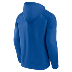 St. Louis Blues Fanatics Iconic Defender Raglan Pullover Hoodie - Royal - NHL