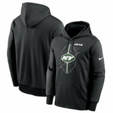 New York Jets Performance Fleece Pullover Hoodie Black | Nike for Sale