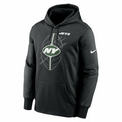 New York Jets Performance Fleece Pullover Hoodie Black | Nike for Sale