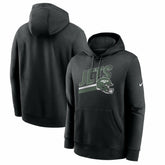New York Jets Club Fleece Pullover Hoodie Black | Nike for Sale
