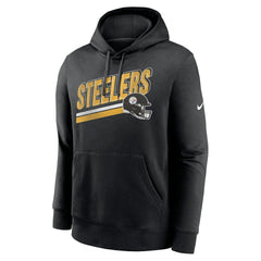 Pittsburgh Steelers Club Fleece Pullover Hoodie Black | Nike for Sale