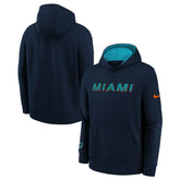 Miami Dolphins Youth 2025 Rivalries Collection Club Hoodie Pitch Blue | Nike for Sale