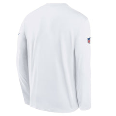 Buffalo Bills Youth 2025 Rivalries Collection Sideline Legend Dri-FIT Long Sleeve T-Shirt White | Nike for Sale
