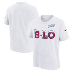 Buffalo Bills Youth 2025 Rivalries Collection T-Shirt White | Nike for Sale