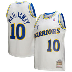 Tim Hardaway Golden State Warriors Hardwood Classics 1990/91 Swingman Jersey White - NBA