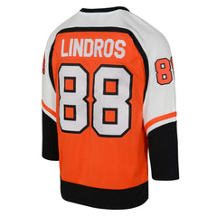 Eric Lindros Philadelphia Flyers Mitchell & Ness Youth 1996/97 Power Play 2.0 Player Jersey with Captain Patch - Orange - NHL