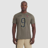 Joe Burrow Cincinnati Bengals 2025 Salute to Service Name & Number T-Shirt Olive | Nike for Sale