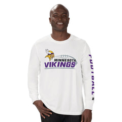 Minnesota Vikings Starter Half Time Long Sleeve T-Shirt White | NFL