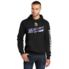 Minnesota Vikings Starter Wordmark Logo Pullover Hoodie Black | NFL