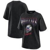 Philadelphia Phillies WEAR by Erin Andrews Women's Oversized Boyfriend T-Shirt - MLB