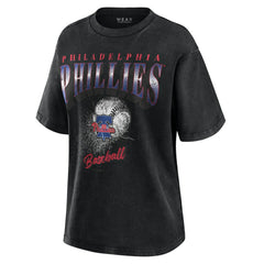 Philadelphia Phillies WEAR by Erin Andrews Women's Oversized Boyfriend T-Shirt - MLB