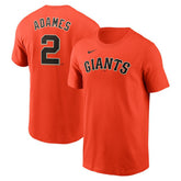 Willy Adames San Francisco Giants Nike Fuse Name & Number T-Shirt - MLB