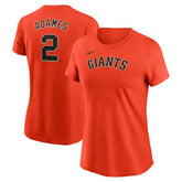 Willy Adames San Francisco Giants Nike Women's Cooperstown Collection Fuse Name & Number T-Shirt - MLB