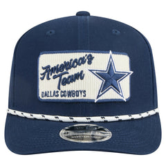 Dallas Cowboys New Era Chant 9SEVENTY Adjustable Hat Navy | NFL