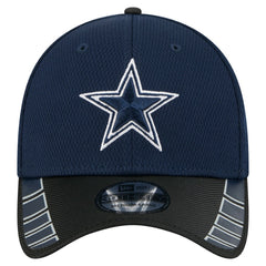 Dallas Cowboys New Era Visor Hit 39THIRTY Flex Hat Navy/Black | NFL