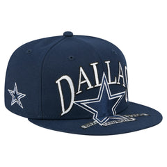 Dallas Cowboys New Era Oversized 59FIFTY Fitted Hat Navy | NFL