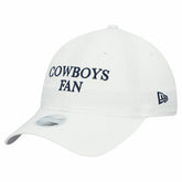 Dallas Cowboys New Era Women's Team Fan 9TWENTY Adjustable Hat White | NFL