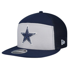 Dallas Cowboys New Era Outdoor Split Panel 9FIFTY Snapback Hat Gray/Navy | NFL