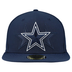 Dallas Cowboys New Era Tri-Hit 59FIFTY Fitted Hat Navy | NFL