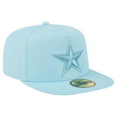 Dallas Cowboys New Era Color Pack A-Frame 59FIFTY Fitted Hat Light Blue | NFL