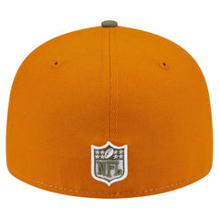 Dallas Cowboys New Era 2-Tone Color Pack Split Panel 59FIFTY Fitted Hat Olive/Brown | NFL