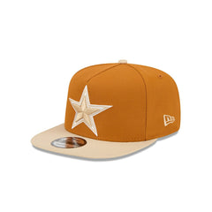 Dallas Cowboys New Era Two-Tone Color Pack A-Frame 9FIFTY Snapback Hat Brown/Light Beige | NFL