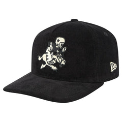Dallas Cowboys New Era Retro Joe Nostalgic Corduroy Golfer Adjustable Hat Black | NFL