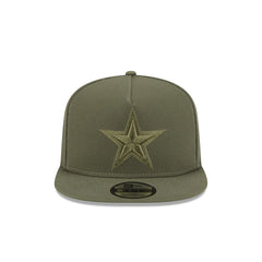 Dallas Cowboys New Era Youth Color Pack A-Frame 9FIFTY Olive | NFL