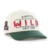 Minnesota Wild '47 Expansion Debut Two-Tone Hitch Adjustable Hat - Cream/Green - NHL