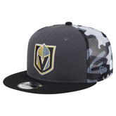 Vegas Golden Knights New Era Camo Meshback 9FIFTY Snapback Hat - Gray/Black - NHL