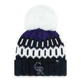 Colorado Rockies '47 Women's Felicity Cuffed Knit Hat with Pom - MLB