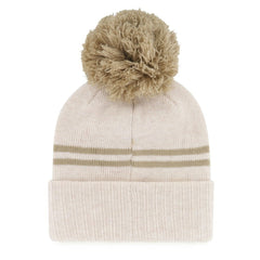 San Francisco Giants '47 Women's Latte Cuffed Knit Hat with Pom - MLB