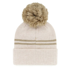 Chicago White Sox '47 Women's Latte Cuffed Knit Hat with Pom - MLB