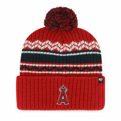 Los Angeles Angels '47 Youth Polar Vortex Cuffed Knit Hat with Pom - MLB