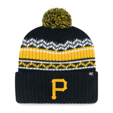 Pittsburgh Pirates '47 Youth Polar Vortex Cuffed Knit Hat with Pom - MLB