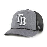 Tampa Bay Rays '47 Carbon Rope Trucker Adjustable Hat - MLB