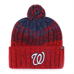 Washington Nationals '47 Cascade Cuffed Knit Hat with Pom - MLB