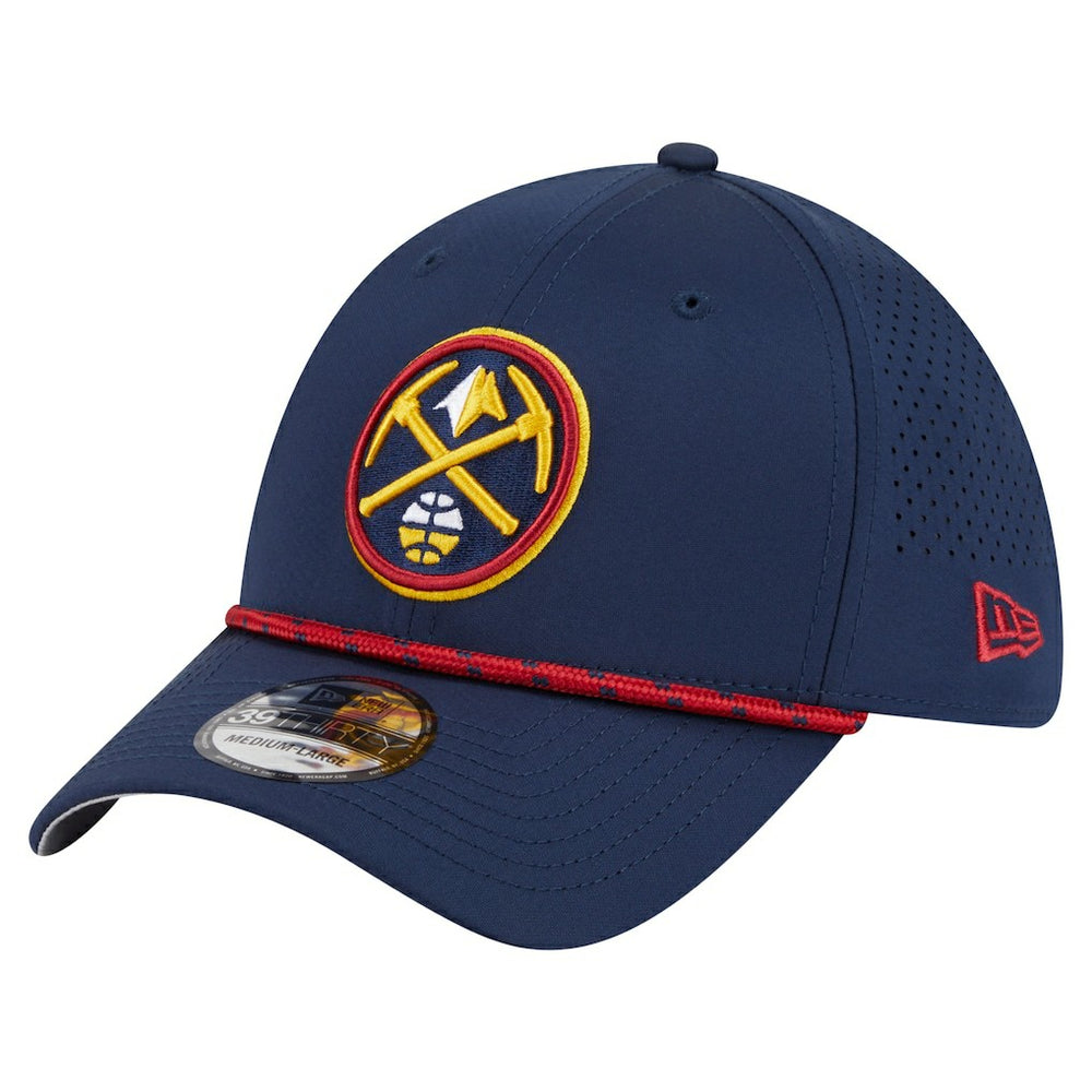 Denver Nuggets Featherweight Poly Rope Flex 39Thirty Hat Navy - NBA