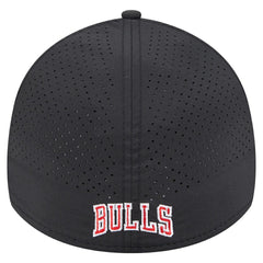 Chicago Bulls Featherweight Poly Rope Flex 39Thirty Hat Black - NBA