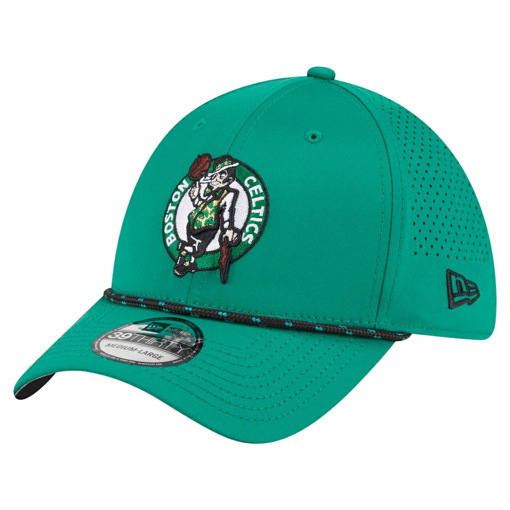 Boston Celtics Featherweight Poly Rope Flex 39Thirty Hat Kelly Green - NBA
