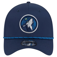 Minnesota Timberwolves Featherweight Poly Rope Flex 39Thirty Hat Navy - NBA