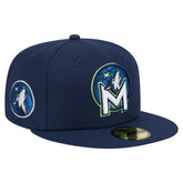 Minnesota Timberwolves Deceptor 59FIFTY Fitted Hat Navy - NBA