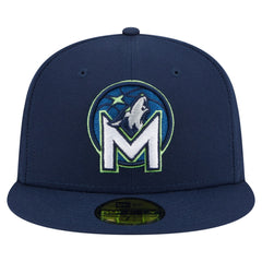 Minnesota Timberwolves Deceptor 59FIFTY Fitted Hat Navy - NBA