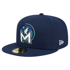 Minnesota Timberwolves Deceptor 59FIFTY Fitted Hat Navy - NBA