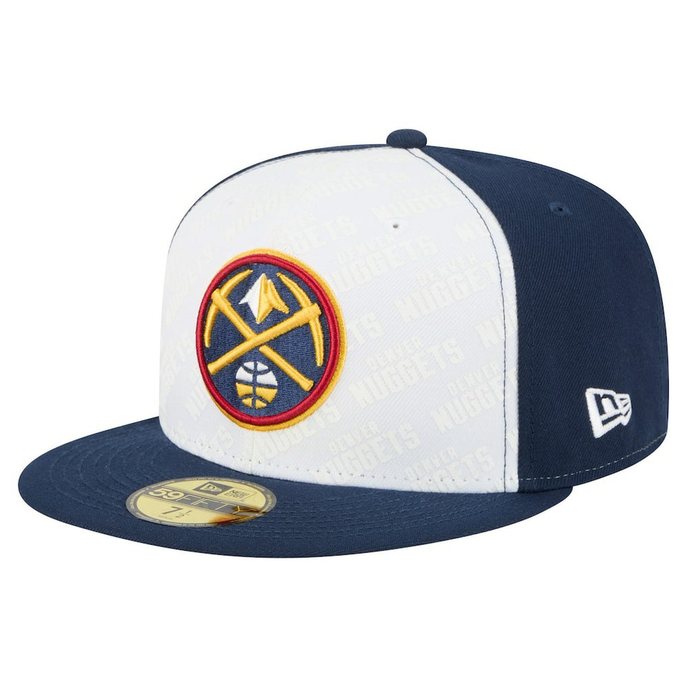 Denver Nuggets Repeat 59Fifty Fitted Hat White/Navy - NBA